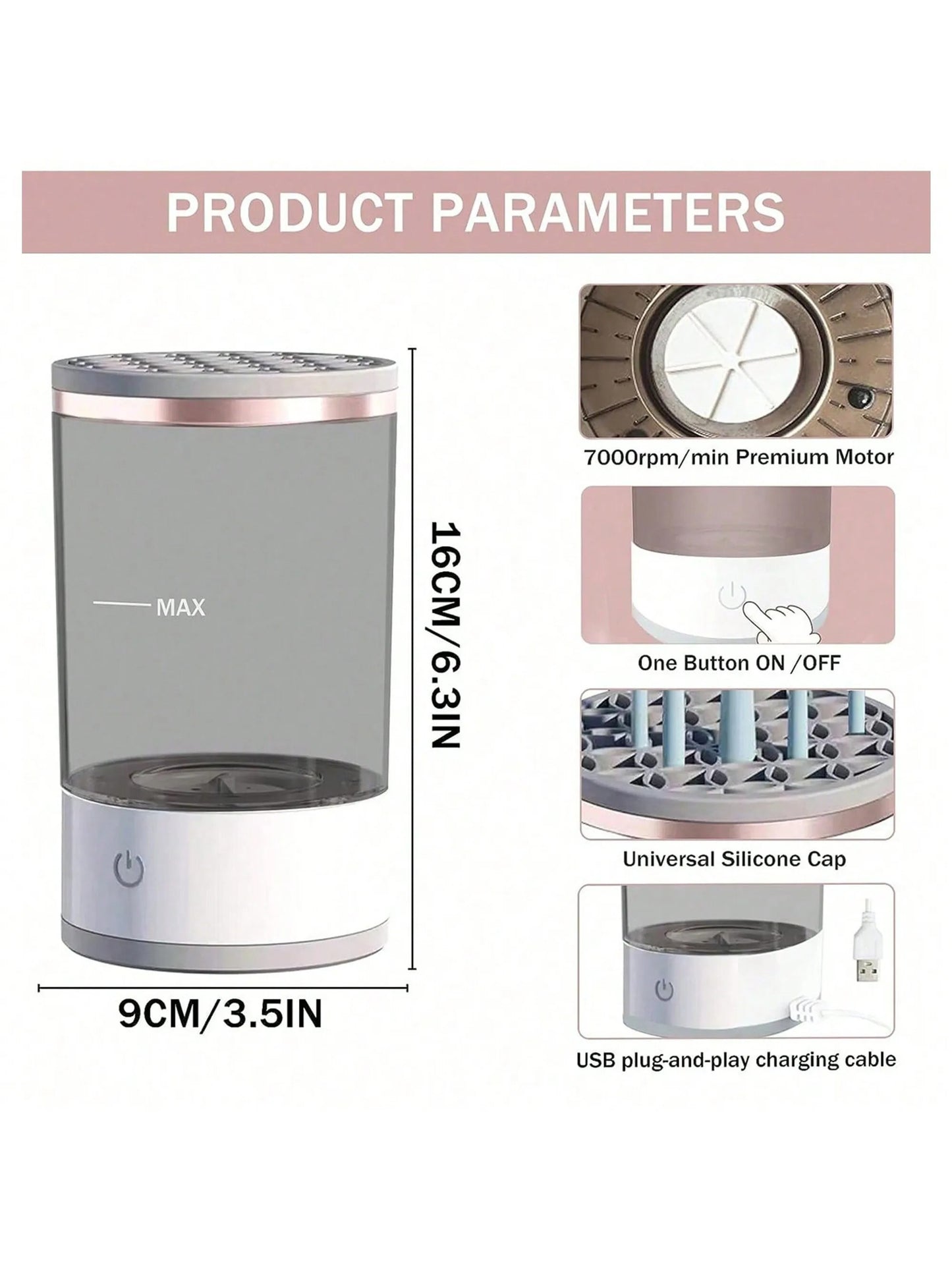 CleanMaster™ - Electric Makeup Brush Cleaner